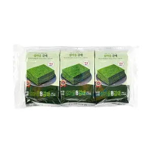 Unexpected Meals Korean Roasted Seaweed Snacks - 3 Packs, 12g - Savory Gim Nori for Instant Snacking