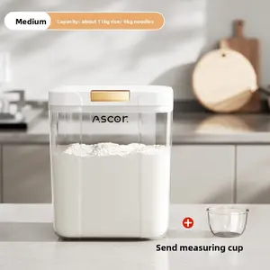 No More Bugs!  Large Airtight Leak Proof Container for Flour & RiceKitchen Must-Have Airtight, Bug-Proof Grain Storage Bucket Airtight Food Storage Airtight Cereal Containers