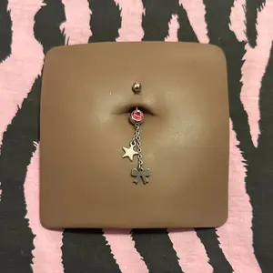 Pink Coquette Belly Piercing