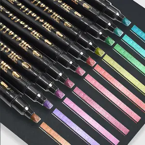 12 Color/24 Color/36 Color Dual-Ended Acrylic Paint Pens, Premium Quality, Ideal for Wood Canvas Stone Rock Painting Glass Ceramic DIY Crafts, Acrylic Paint Markers, Waterproof Acrylic Markers