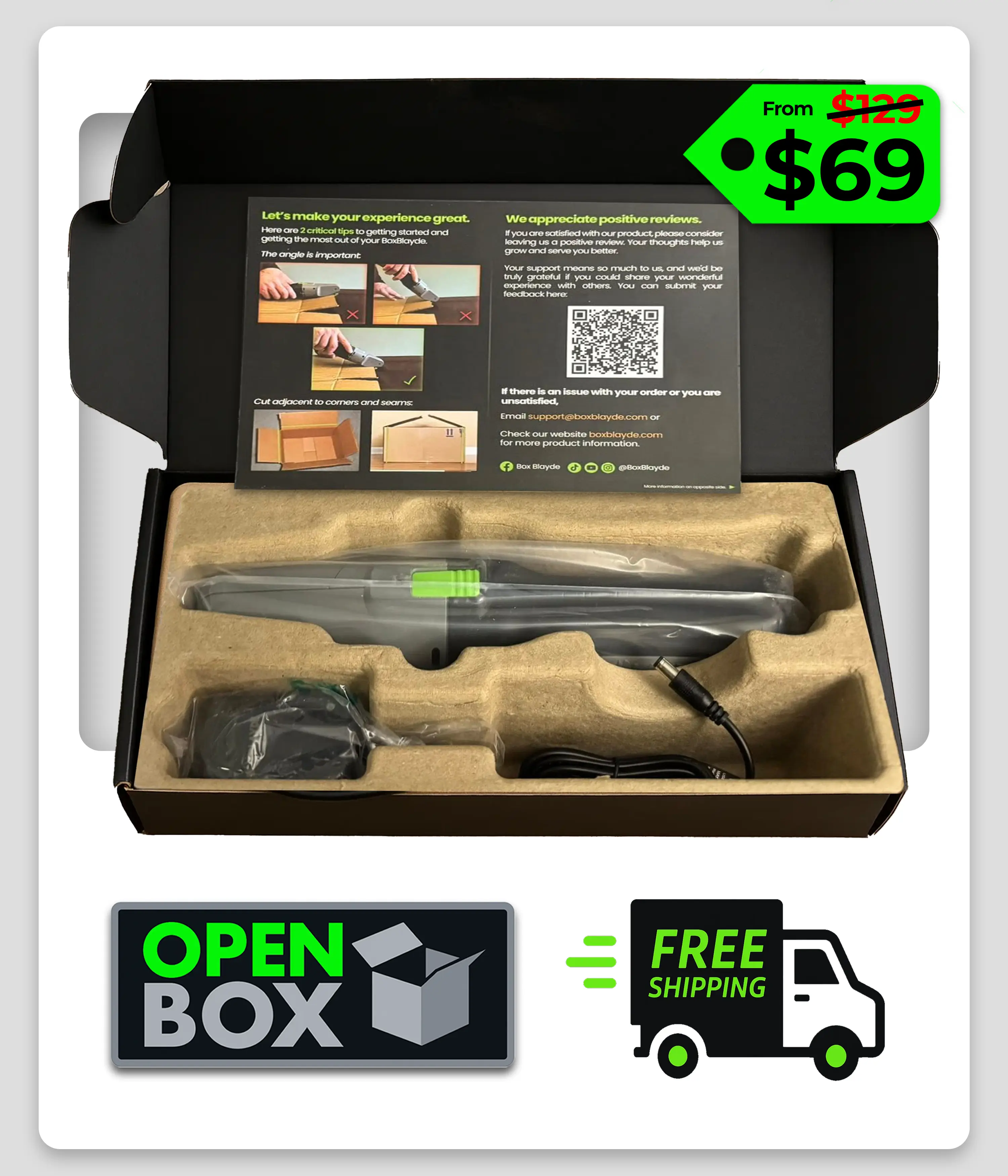BoxBlayde Open-box Unit