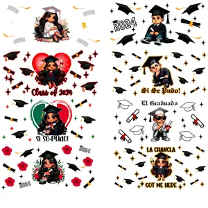 Graduation 8pc uvdtf wrap bundle