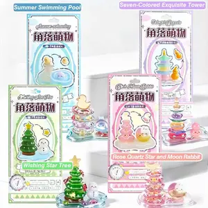 4-in-1 3D Stereoscopic Sticky Creative Educational Toys, Moldable Stress Balls with Multiple Styles, Fidgets for Anxiety, Sensory Products