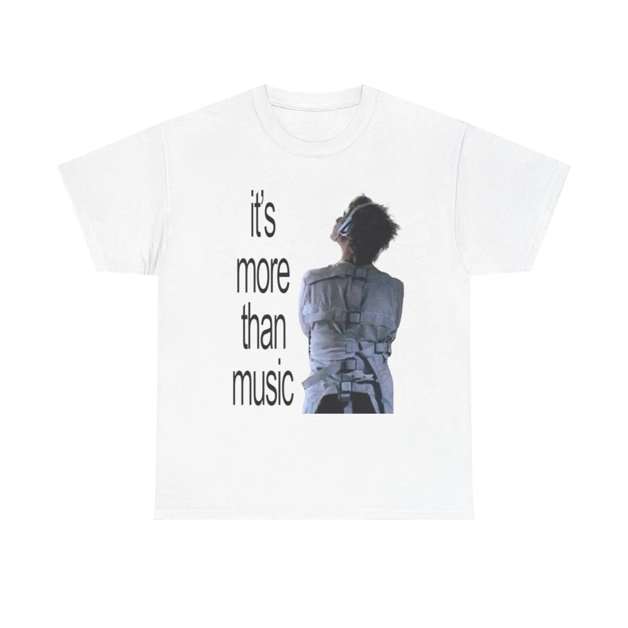 it's more than music T-Shirt | person in straitjacket listening to headphones Tee