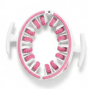 3 in 1 Cellulite Manual Massage Roller, Ergonomic Design for Full-Body Deep Tissue Muscle Massage Relaxation, Pilates Exercise Equipment