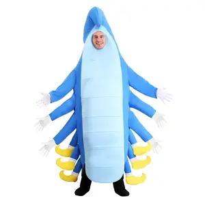 Adult's Blue Caterpillar Costume