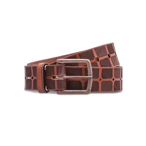 Men's Square Up Italian Leather Belt
