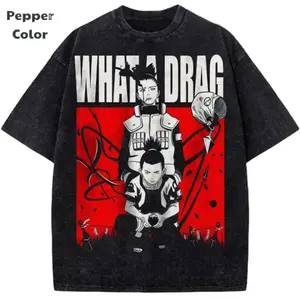 Shikamaru Nara Shirt, Anime Shirt, Vintage Tee-  Unisex S-3XL - Menswear & Womenswear - Streetwear Tops - Casual Cotton Crewneck Shortsleeve Tshirt