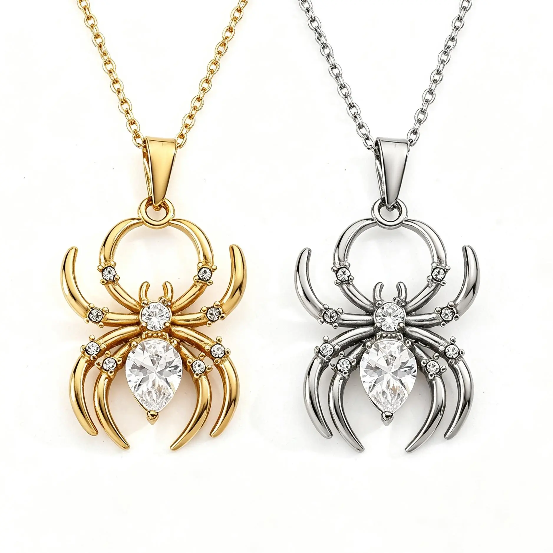 Spider Necklace Rust Free