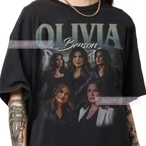 [Sale Up To 30%] Olivia Benson Vintage 90s Shirt Law and Order SVU Retro TV Show Merch Tee
