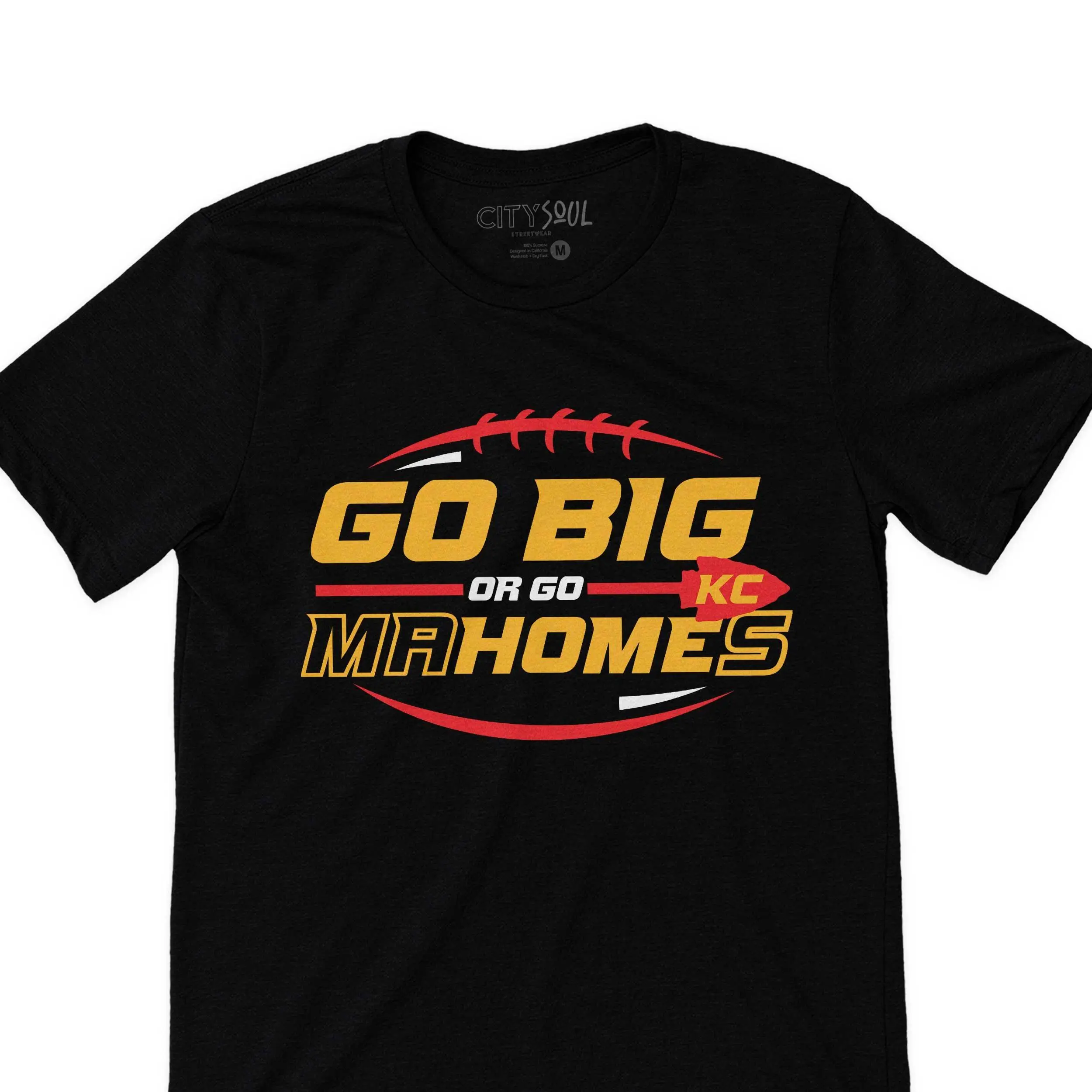 Go Big Or Go Mahomes T-Shirt, Funny Kc Shirt, Ch1efs Football Fan Gifts, Mahomes Fan Sweatshirt