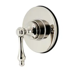212 MAIN 3-Way Diverter Valve with Trim Kit, Polished Nickel, ADA Compliant, Corrosion-Resist, Easy Install, In-Wall Use, Bathroom Fixtures