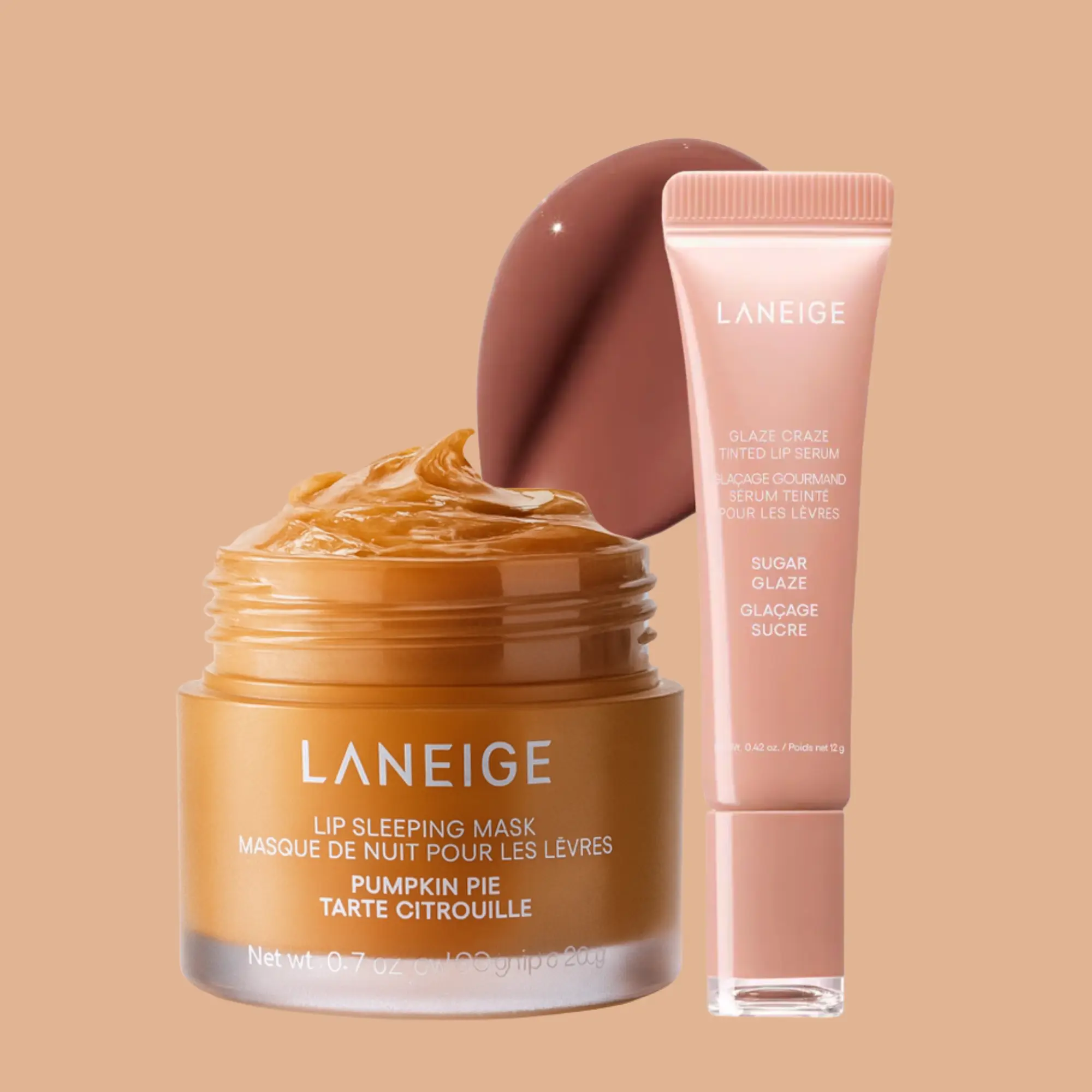 Pumpkin Pie Lip Sleeping Mask + Sugar Glaze GC