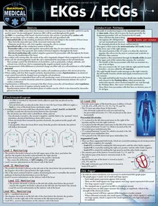 EKGs / ECGs: a QuickStudy Laminated Reference Guide