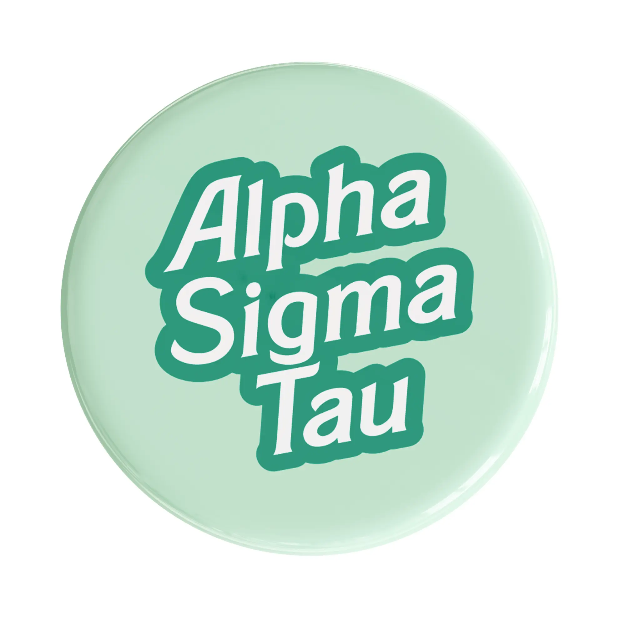 Alpha Sigma Tau Dreamhouse Sorority Button
