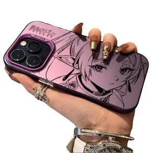 Anime Frieren Couple Hard PC Case for Samsung Galaxy S23 S24 S25 S22 Ultra S21 Plus FE A56 A36 A26 5G A16 A06 4G Note 20 iPhone 17/16/15/14/13/12/11 Cover Trendy Protection