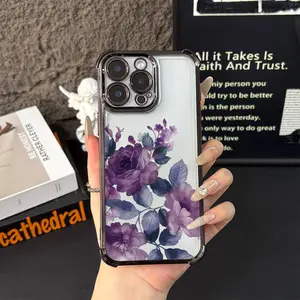 Aesthetic Pattern for iPhone Case: flower Luxury Design with Enhanced Protection The perfect gift for a holiday or birthday |for iPhone 16/15/14/13/12/11 Cellphone Smartphone tiktok shop deals iphone 14 cases iphone 13 cases