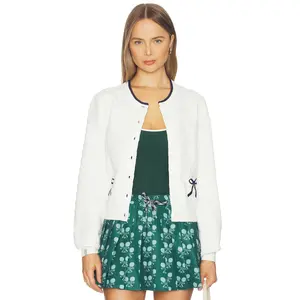 THE UPSIDE Jolie Isabeli Knit Cardigan in Natural