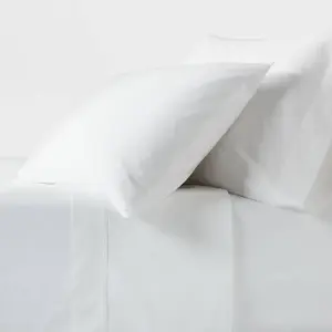 Threshold 250 Thread Count Organic Cotton Percale 4-Piece Sheet Set