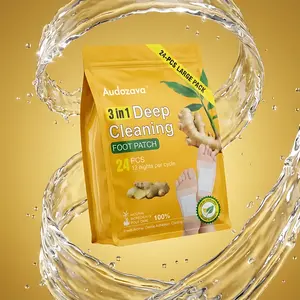 Turmeric & Bamboo Charcoal Foot Patches with Wormwood | Natural Deep Cleansing Pads for Stress Relief, Better Sleep & All-Day Foot Care – Perfect for Men & Women