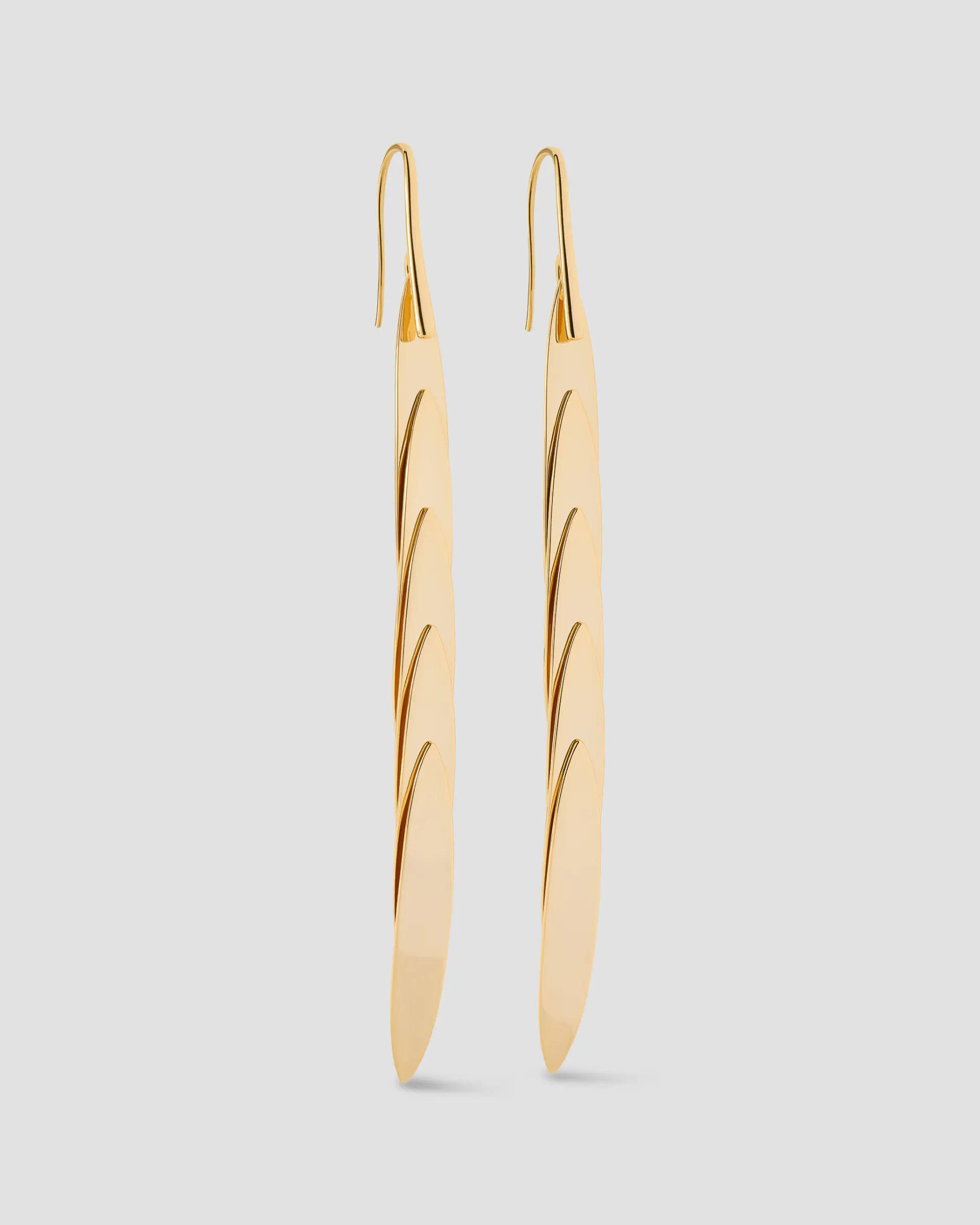 Long Feather Earrings