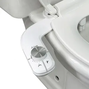 Non-Electric Fresh Water Bidet Kit, Dual Spray Toilet Seat Attachment with Cold Wash Function