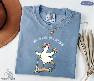 Comfort Colors Off To Regulate Emotions Shirt, Aesthetic School Counselor T-Shirt, Trendy Teacher Mental Health Graphic Tee, Vintage Social Worker Top, Cute School Psychologist Gift for Her, Minimalist Wellness Vibe Shirt, Oversized Brain Break Sunday Tee