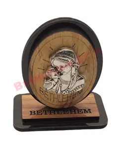 olive wood stand small Organiser Racks