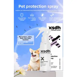 Cross-Border Pet Dog Outdoor Protective Spray 100ML, Fresh Scent Spray for Dog Walking, Portable and Convenient, Ideal for Outdoor Use