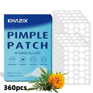 360 Pcs Water Gel Hydrocolloid Acne Patch, Transparent Invisible Acne Stickers, Waterproof Non-Drying, Gentle for All Skin Types