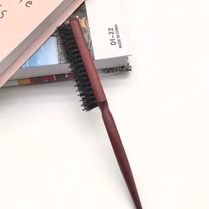 Professional Salon Hair Comb, Wild Boar Bristle Fine Line Brush, Hair Extension Tool, Beauty Styling Kit, DIY Hair Care Essentials