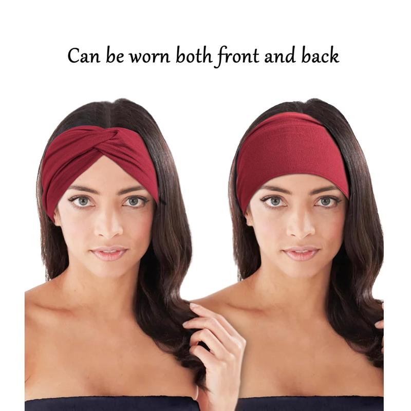 10 PCS Women Headbands African Wide Hair Wrap Extra Turban Head Bands for Lady Large Sport Workout Stretch Non-slip Big Hair Bands 10 PCS Women Headbands African Wide Hair Wrap Extra Turban Head Bands for Lady Large Sport Workout Stretch Non-slip Big Hair Bands