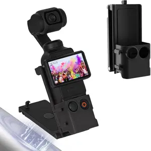Mount Compatible with   Pocket 3, Upgraded Pocket 3 Accessories 180? Adjustable Desktop Support Base Holder, Expansion Bracket with  Suction for  Pocket 3 Mount