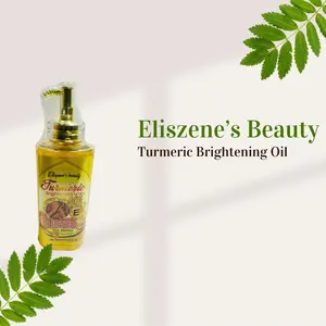 Turmeric Brightening Organic Oil 300ml - Reduce Spots & Acne with Natural Ingredients for Gentle Skincare