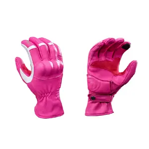 Valkyrie Women's Motorcycle Gloves | Full-Grain Goatskin + PVC Protection | Touchscreen Compatible | dupes for AlpineXXX