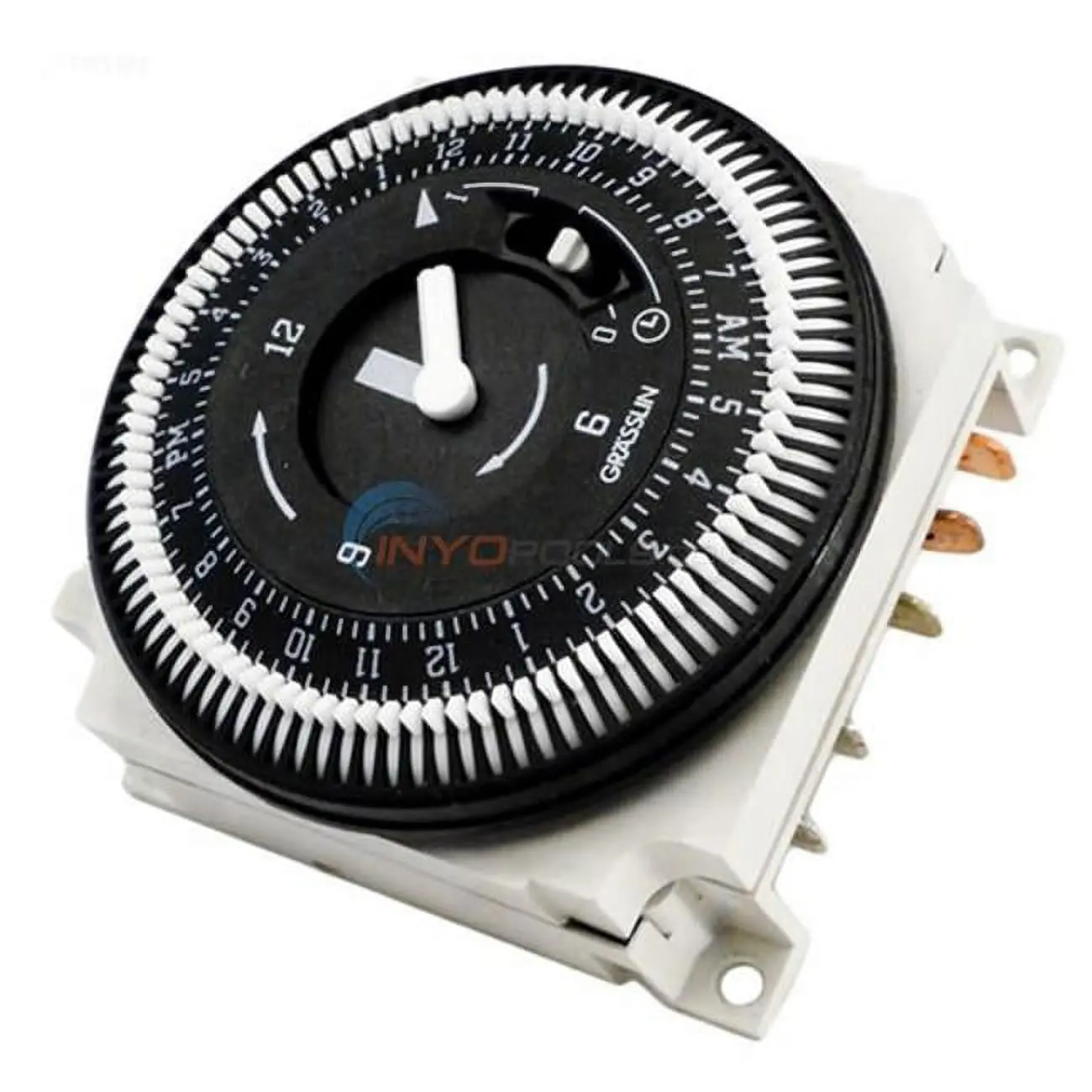 Analog Booster Timer Replacement Time Clock - Universal Pool Cleaner Booster Accessory, Compatible with Most Pool Maintenance Tools, Home Supply