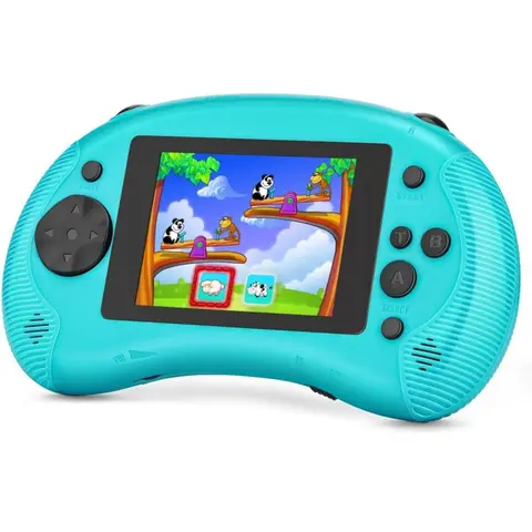 PYBGE Compact & Portable Handheld Game Console - 2.5 in Screen Plastic Retro Electronic Gaming Device, Mini Video Player for 3 Years and Up, Suitable for All Occasions