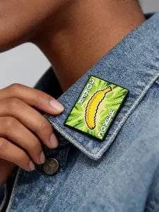 Gros Michel Banana Joker Enamel Brooch Game Balatro Inspiration Badge Gamer Collection Creative Lapel Pin Fans Gift Accessories