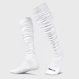 We Ball Sports Extra Long High Compression Padded Scrunch Socks, Ideal for Football, Soccer - Scrunched Look for Adult & Youth/Kids