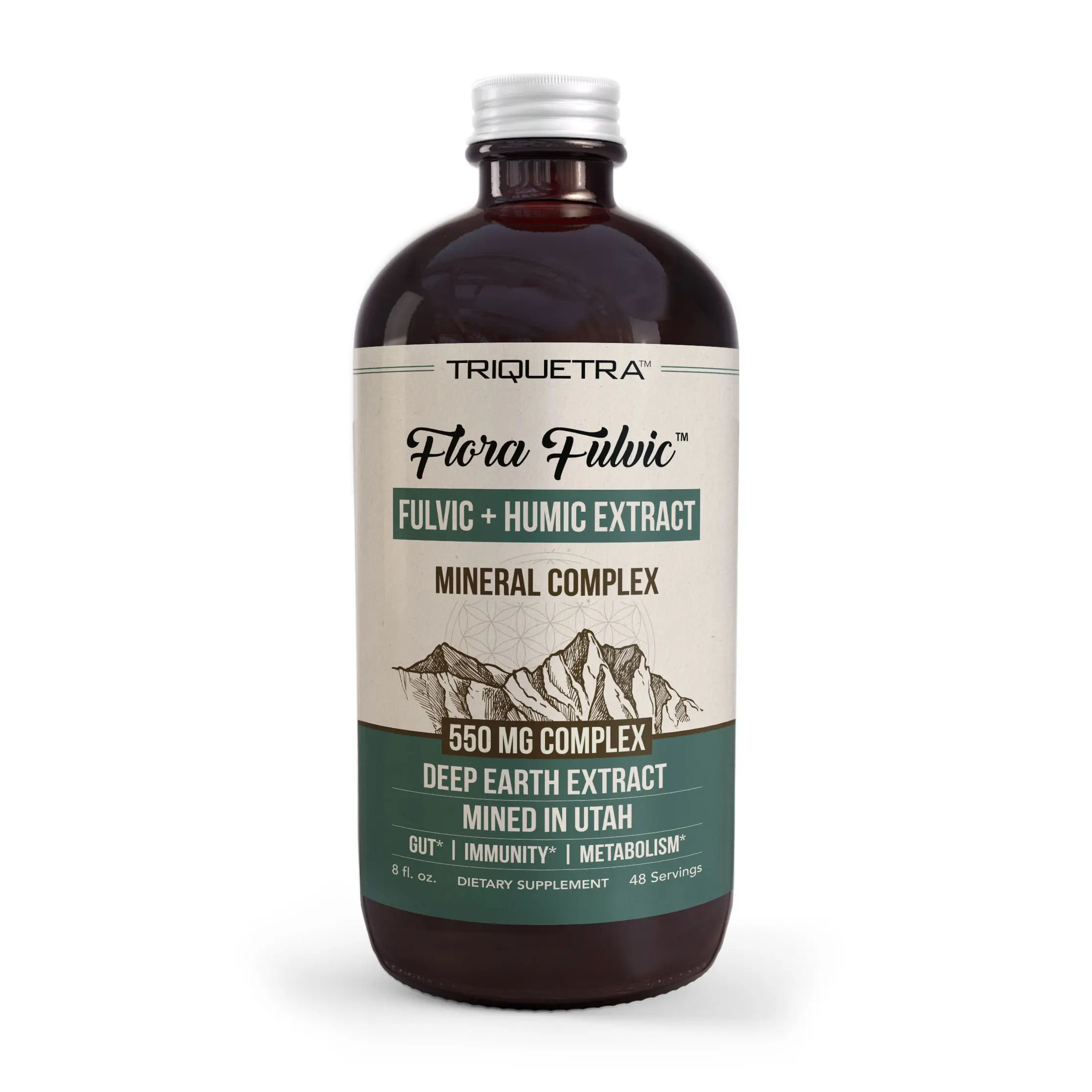 Flora Fulvic | Natural Trace Mineral Complex with Fulvic Acid & Humic Acid – 550 mg, Mined in Utah, Supports Gut Health & Digestion – 8 fl oz Flora Fulvic | Natural Trace Mineral Complex with Fulvic Acid & Humic Acid – 550 mg, Mined in Utah, Supports Gut Health & Digestion – 8 fl oz