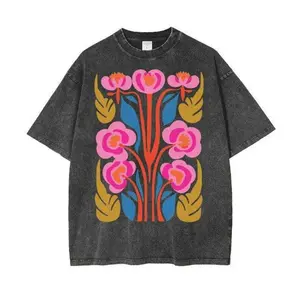 Nordic Flowers Shirt, Cottagecore Shirt for Men, Abstract Flowers tShirts, Floral tShirt for Men And Women, Mens Floral Tees