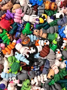 10pcs Mini Pocket Pets, 3D Printed Colorful Mini Animal Babies, Interesting Little Figurines, Children's pet Toys, Cartoon Dolls, Sensory Gadgets, Special Little Toys For Children, Preschool Teacher Prizes, Interesting Childhood Toys