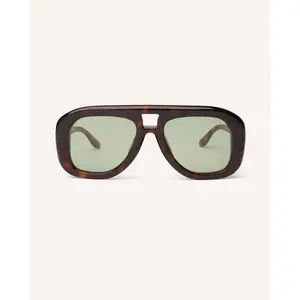 DEZI PUSHA - Oversized Bubbly Aviator Sunglasses