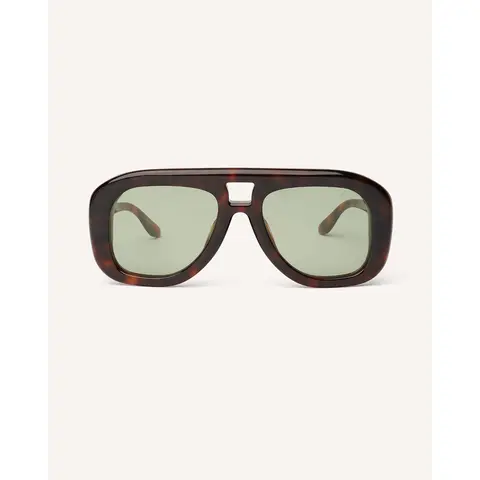 DEZI PUSHA - Oversized Bubbly Aviator Sunglasses
