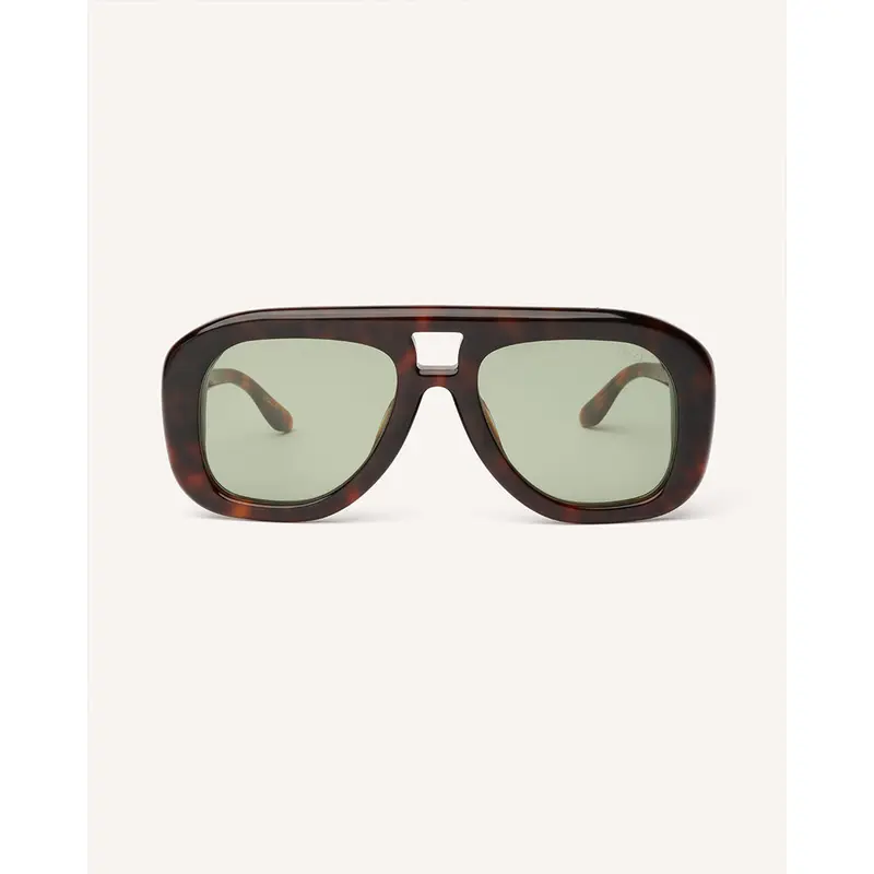 DEZI PUSHA - Oversized Bubbly Aviator Sunglasses