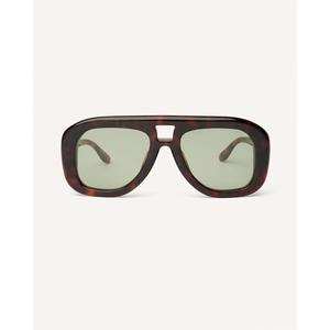 DEZI PUSHA - Oversized Bubbly Aviator Sunglasses