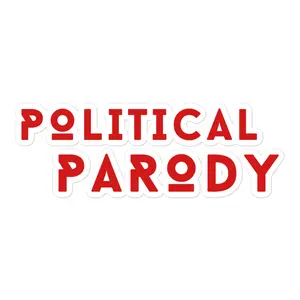 Political Parody Logo Sticker