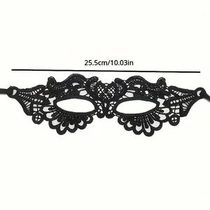 Women's Fashion Hollow Eye Mask Sexy Hollow Pattern Eye Mask Couple Flirting Role Playing Sex Accessories Flirting Props Stage Performance Valentine's Day Sexy Accessories