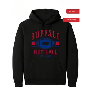 Buffalo Football Graphic SporFan Wear Athletic ShirFor Guys Est 1960 Team Spirit Top -The Perfect Choice For Leisure, Going Out, Daily Home, Family Gatherings, And Vacations. This Is A Warm Gift That Allows Family Members To Enjoy Ultimate Comfort