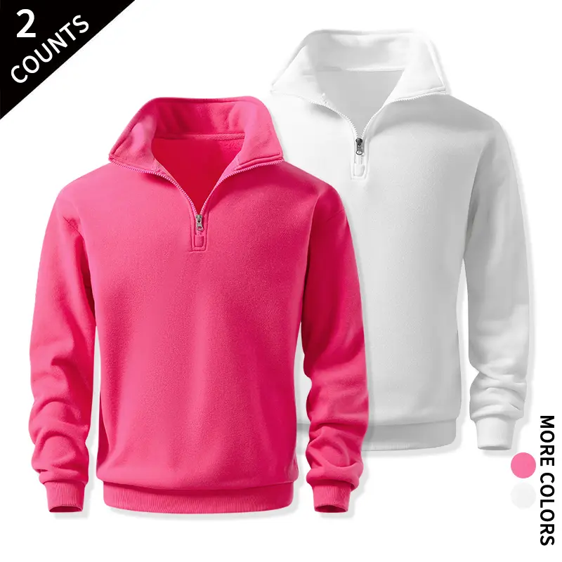 Hot Pink + White